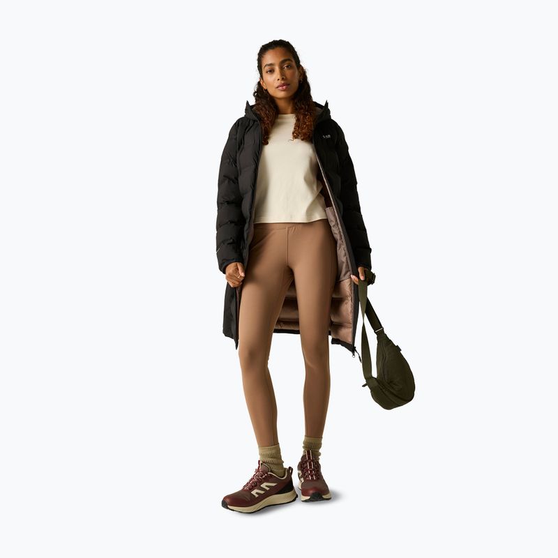 Womens insulated coat REGATTA Altoro Thermal Long black/mocha 4