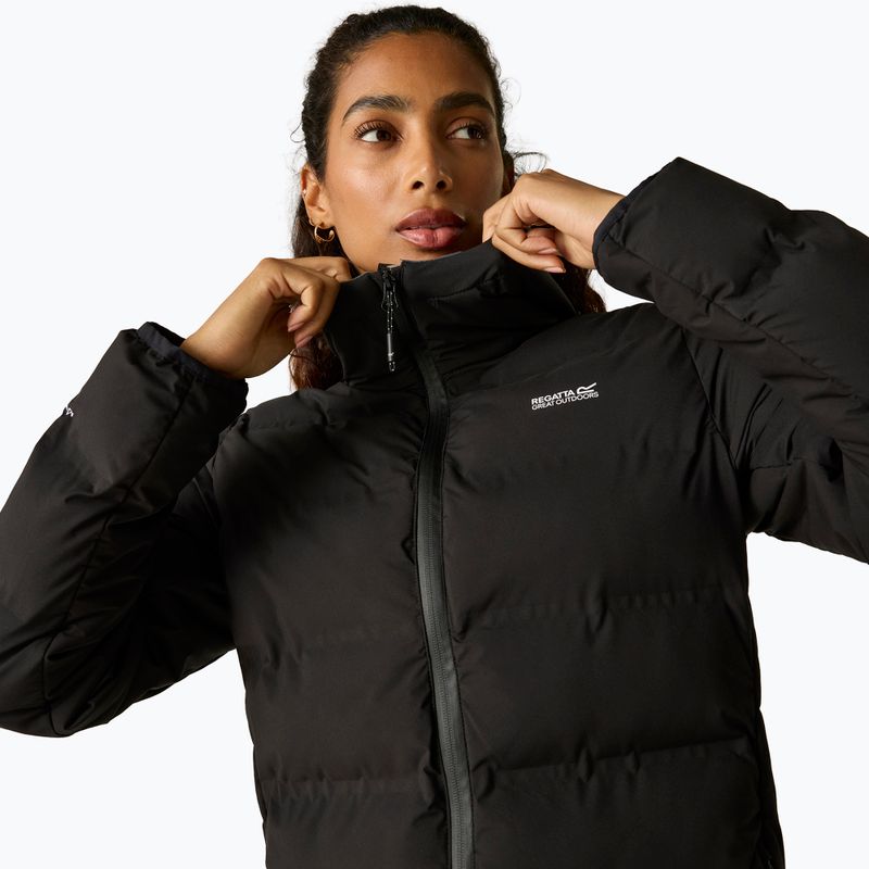 Womens insulated coat REGATTA Altoro Thermal Long black/mocha 8