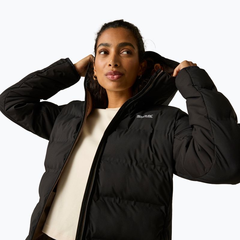 Womens insulated coat REGATTA Altoro Thermal Long black/mocha 9