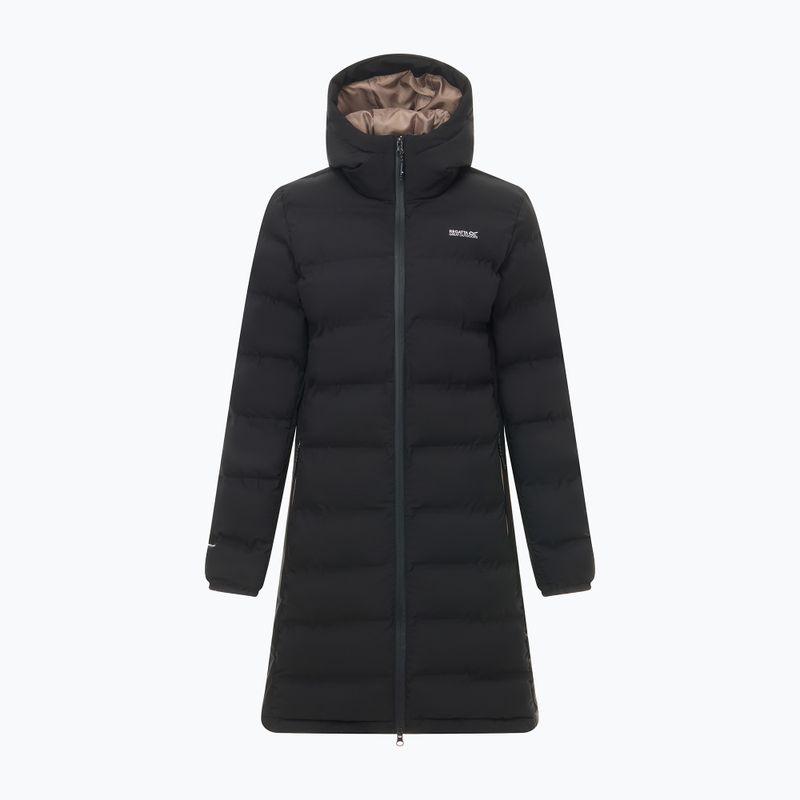 Womens insulated coat REGATTA Altoro Thermal Long black/mocha 10