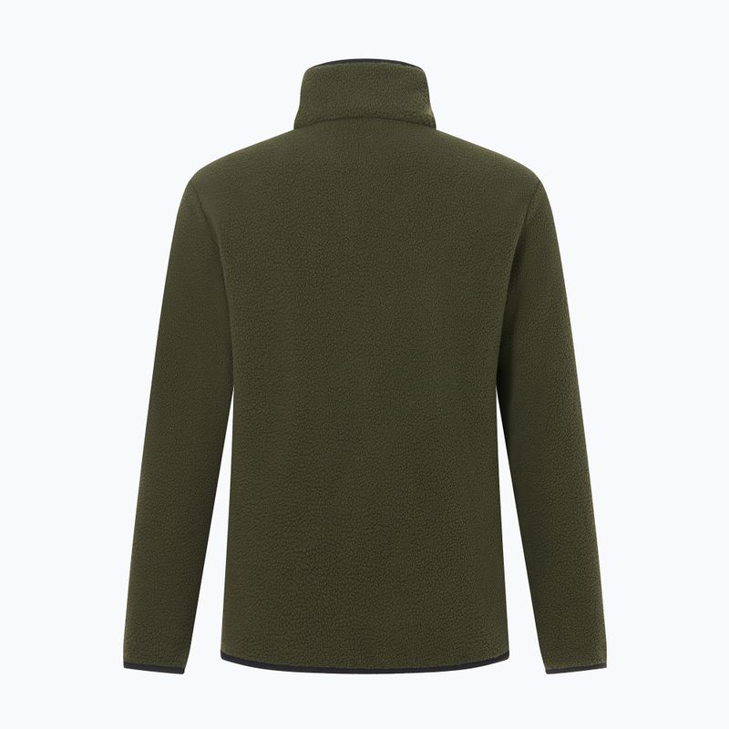 Men's fleece sweatshirt REGATTA Frankie Borg dark khaki/black 8