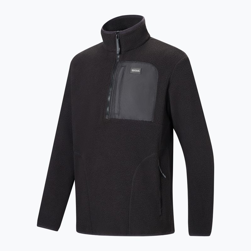 Men's fleece sweatshirt REGATTA Frankie Borg Half Zip black/black 10