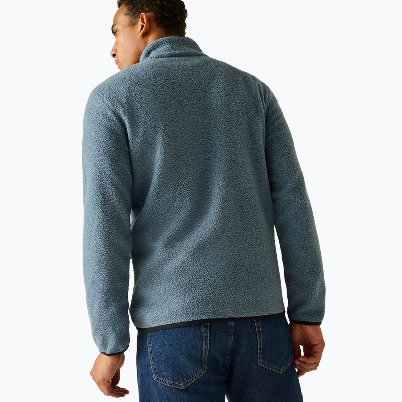 Men's fleece sweatshirt REGATTA Frankie Borg Half Zip grey mirage/black 4