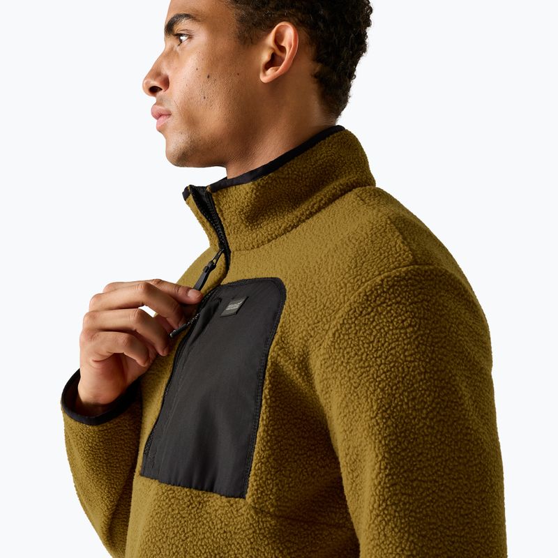 Men's fleece sweatshirt REGATTA Frankie Borg Half Zip rich tan/black 6