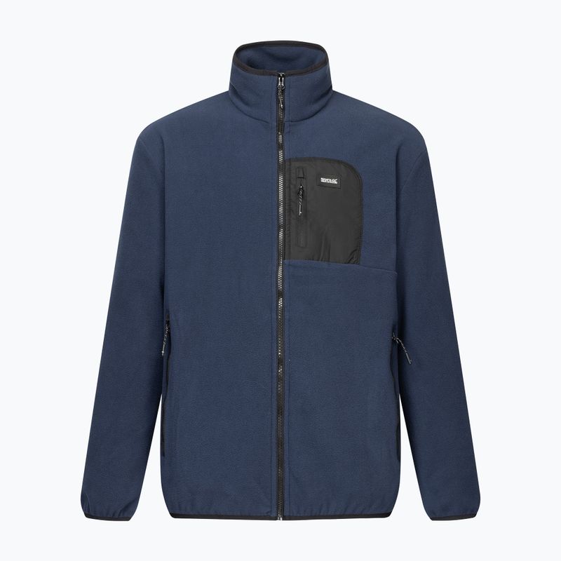 Men's fleece sweatshirt REGATTA Frankie Full Zip Fleece navy/black 7