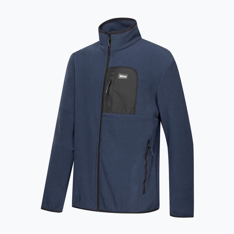Men's fleece sweatshirt REGATTA Frankie Full Zip Fleece navy/black 9