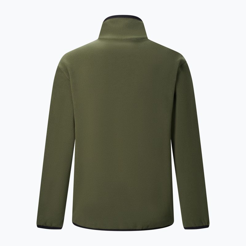 Men's fleece sweatshirt REGATTA  Frankie Full Zip Fleece dark khaki/black 2