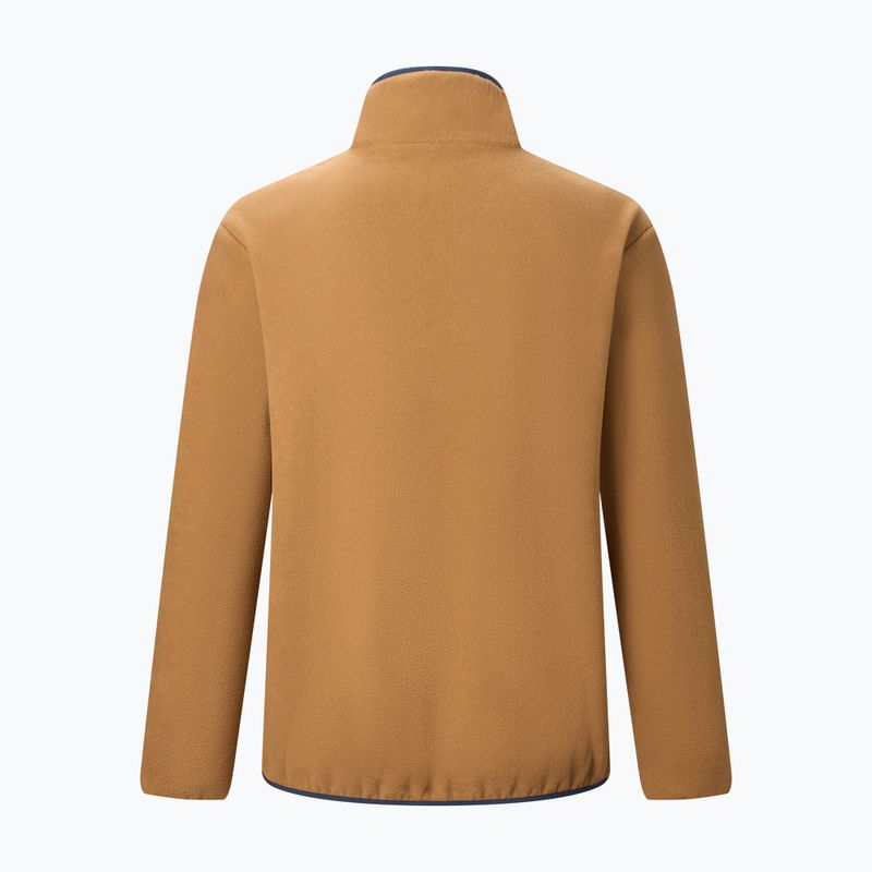 Men's fleece sweatshirt REGATTA Frankie Half Zip rich tan/navy 8