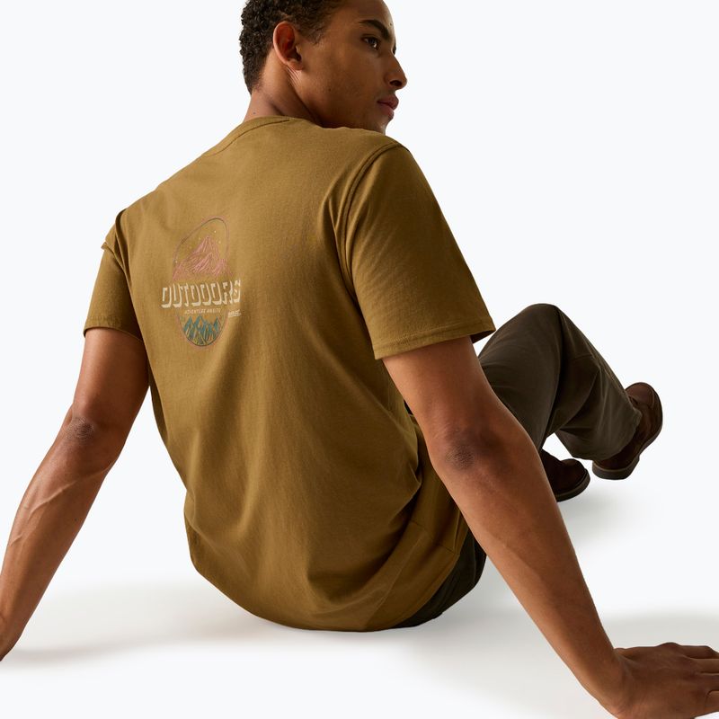 Men's T-shirt Regatta ClineIX rich tan original outdoor 3