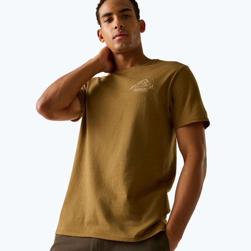 Men's T-shirt Regatta ClineIX rich tan original outdoor 4