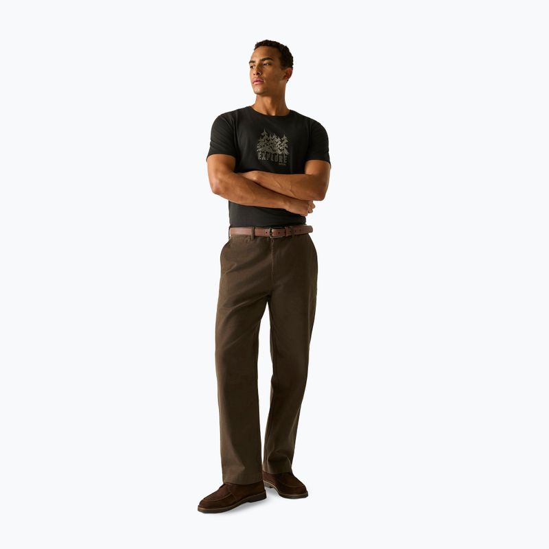Men's T-shirt REGATTA ClineIX black explore forest 2