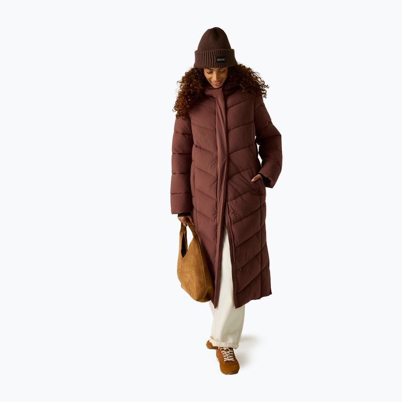 Womens insulated coat REGATTA Eloria dark cherry