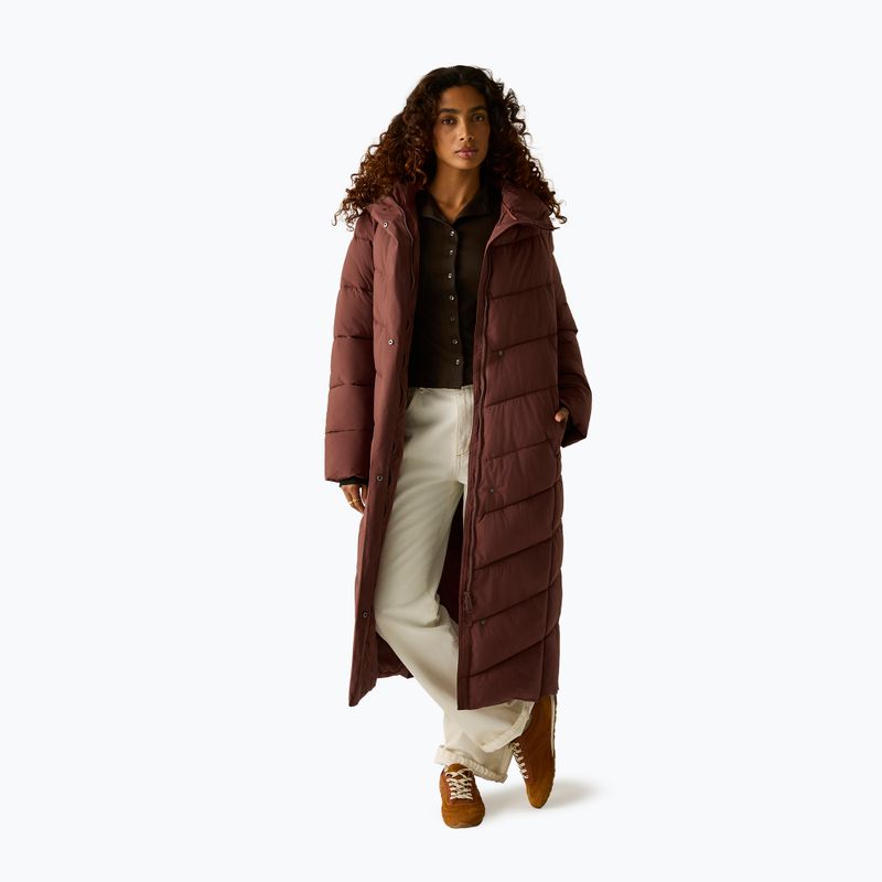 Womens insulated coat REGATTA Eloria dark cherry 4
