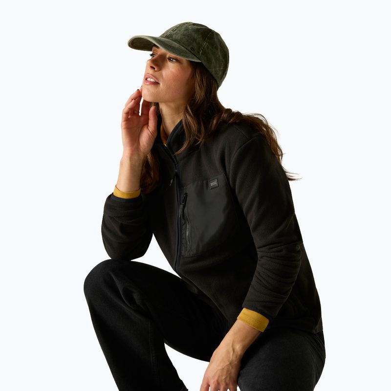 Women's fleece sweatshirt REGATTA Frankie Full Zip black 6