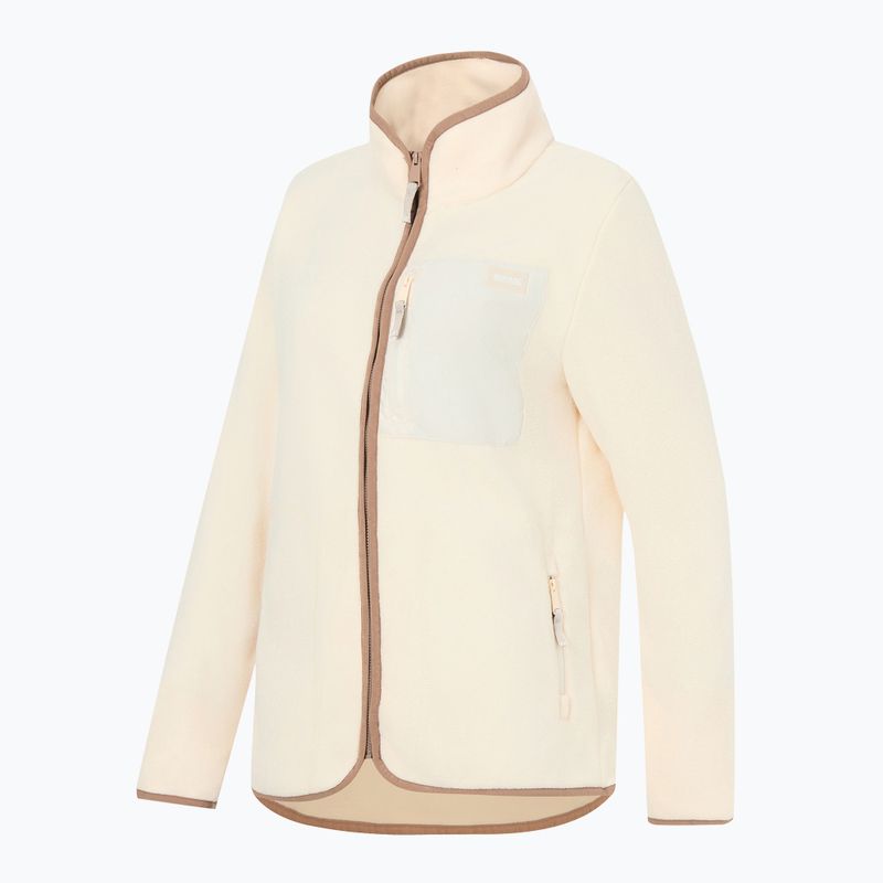 Women's fleece sweatshirt Regatta Frankie Full Zip light vanilla/mocha 3