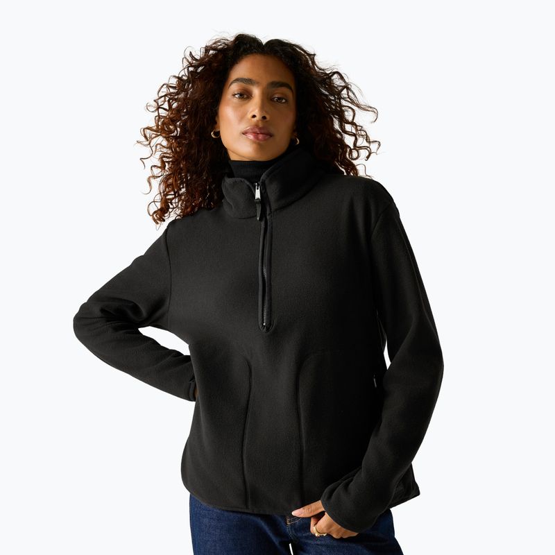 Women's fleece sweatshirt REGATTA Frankie Half Zip black