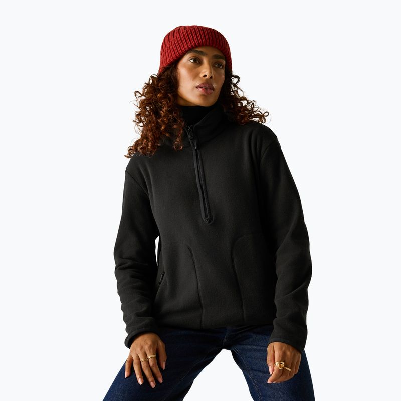 Women's fleece sweatshirt REGATTA Frankie Half Zip black 6
