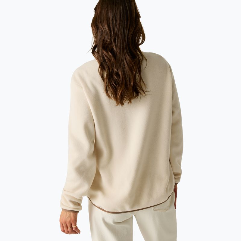 Women's fleece sweatshirt Regatta Frankie Half Zip light vanilla/mocha 4