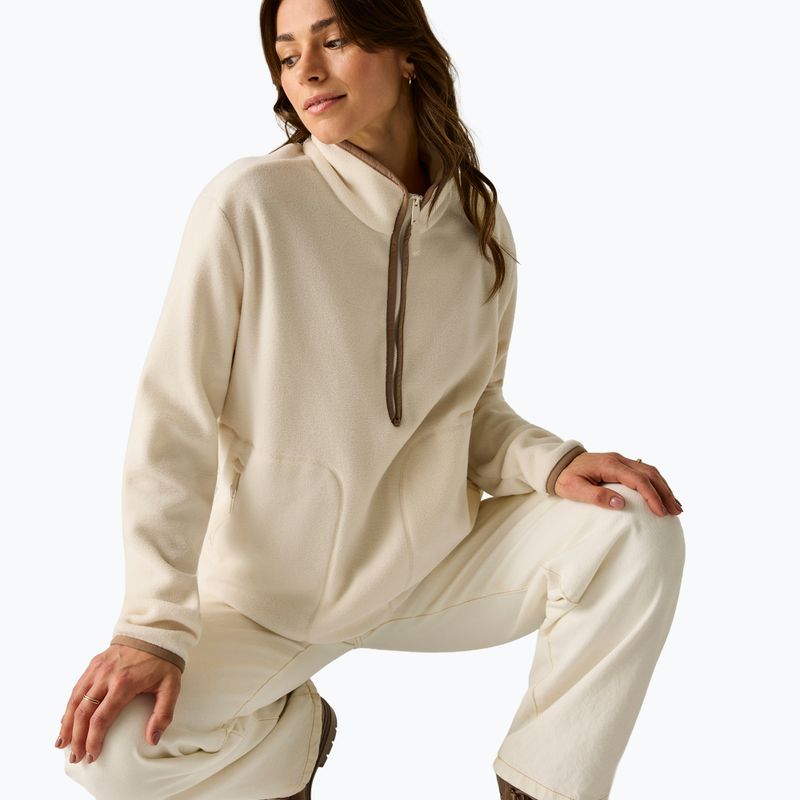 Women's fleece sweatshirt Regatta Frankie Half Zip light vanilla/mocha 6