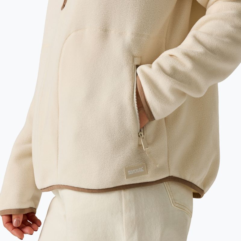 Women's fleece sweatshirt Regatta Frankie Half Zip light vanilla/mocha 7