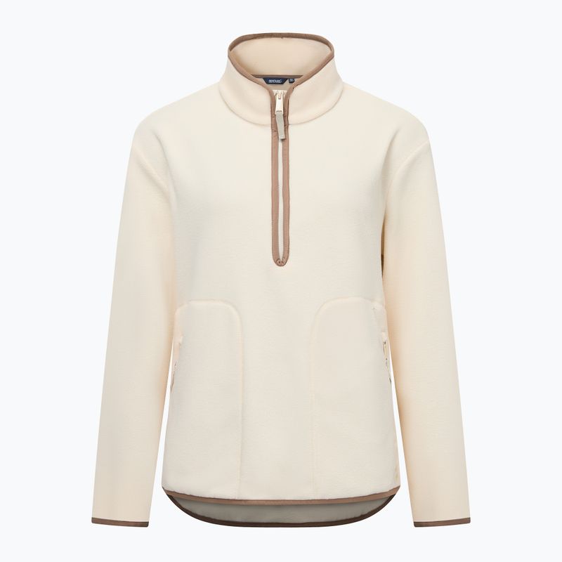Women's fleece sweatshirt Regatta Frankie Half Zip light vanilla/mocha 8