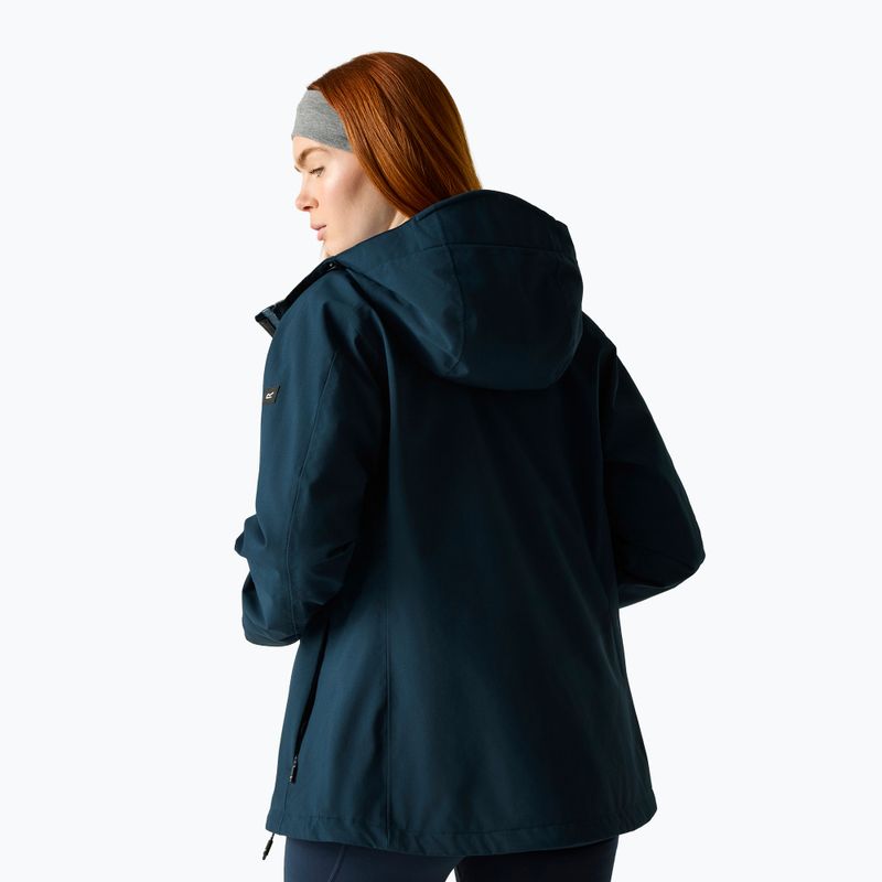 Women's rain jacket REGATTA Birchdale II navy/skyway 4