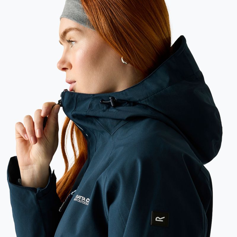 Women's rain jacket REGATTA Birchdale II navy/skyway 6