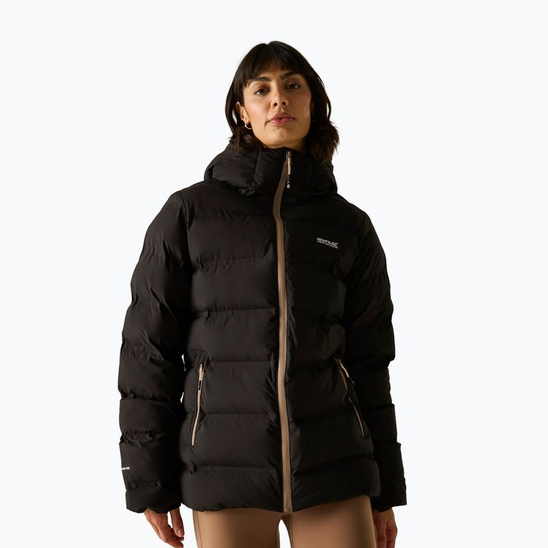 Women's insulated jacket REGATTA Altoro Thermal black/mocha