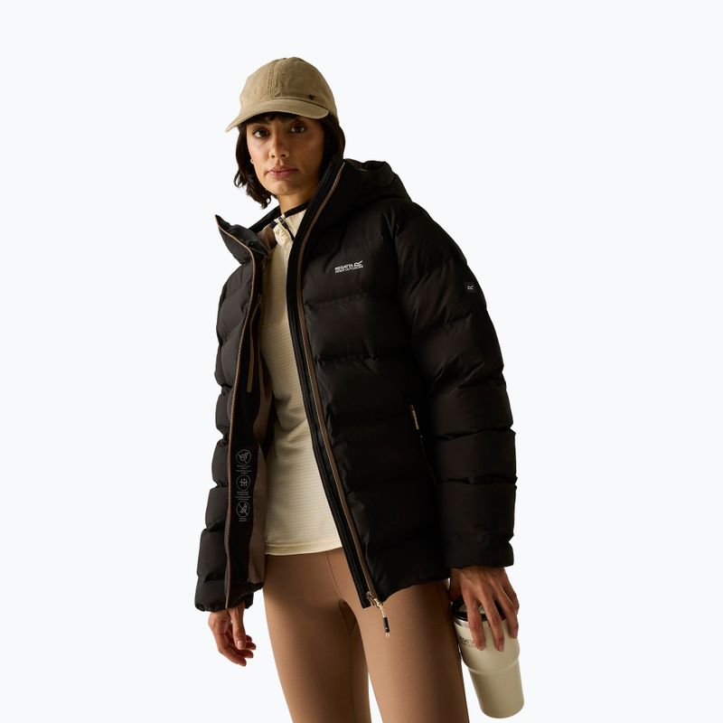 Women's insulated jacket REGATTA Altoro Thermal black/mocha 4