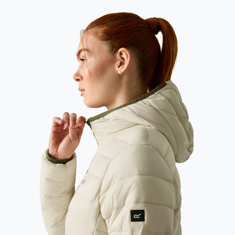 Women's down jacket Regatta Hooded Marizion lightvanilla 6