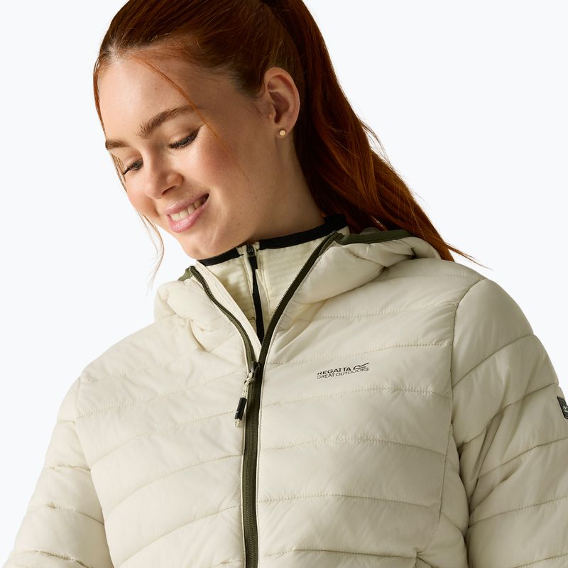 Women's down jacket Regatta Hooded Marizion lightvanilla 7