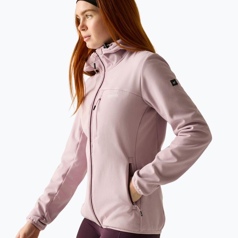 Women's softshell jacket REGATTA Ossek powder lilac 4