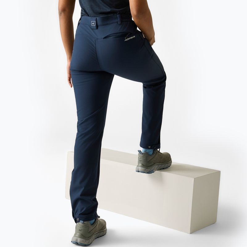 Women's softshell trousers REGATTA Geo Softshell II navy 4