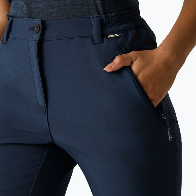 Women's softshell trousers REGATTA Geo Softshell II navy 5