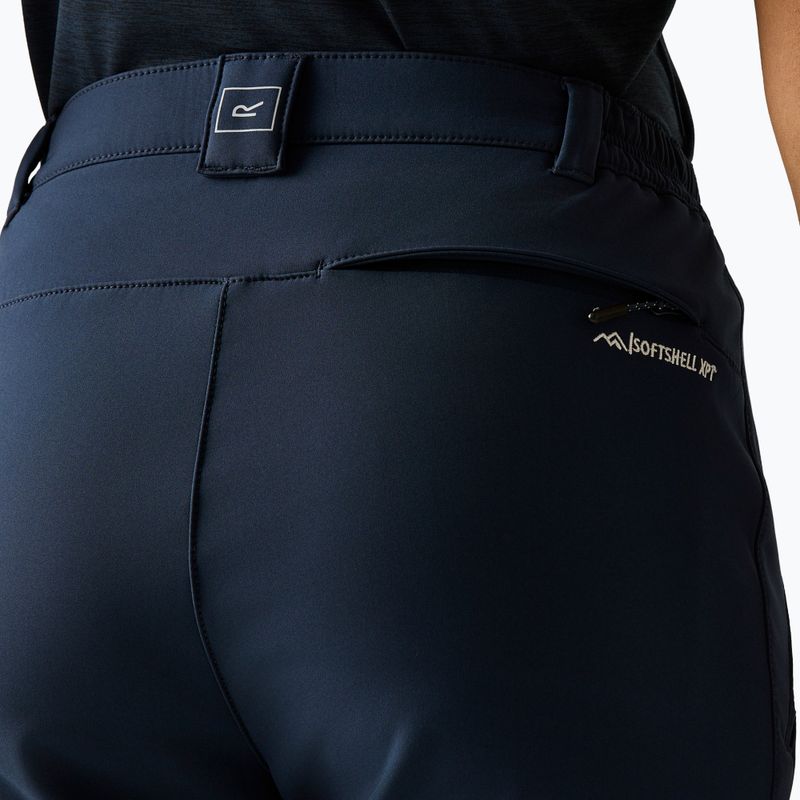 Women's softshell trousers REGATTA Geo Softshell II navy 6