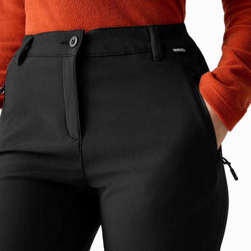 Women's softshell trousers REGATTA Geo Softshell II black 4