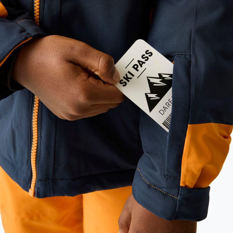 Children's ski jacket Dare2B Rip It Jacket navy/electric orange 8