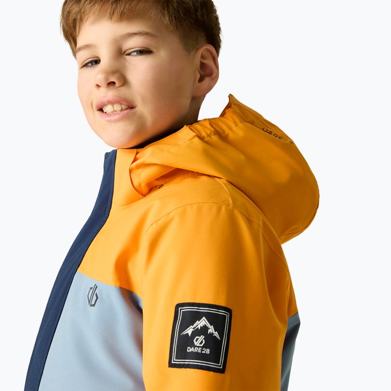 Children's ski jacket Dare2B Send It II Jacket electric orange/navy 6