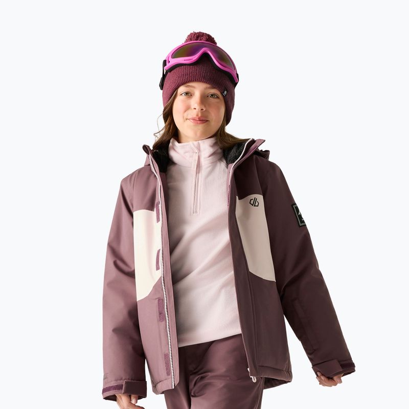 Children's ski jacket Dare2B Send It II Jacket huckleberry/pink haze 4