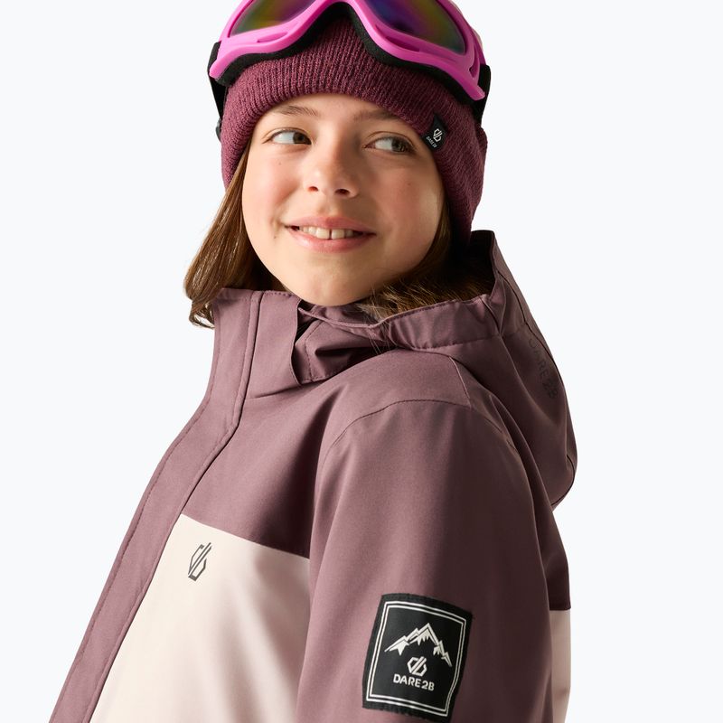 Children's ski jacket Dare2B Send It II Jacket huckleberry/pink haze 6