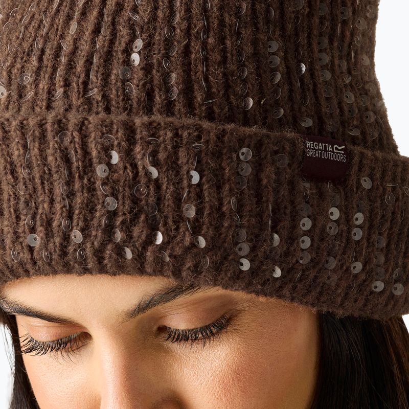 Women's winter hat REGATTA Lorelai Hat mocha 6