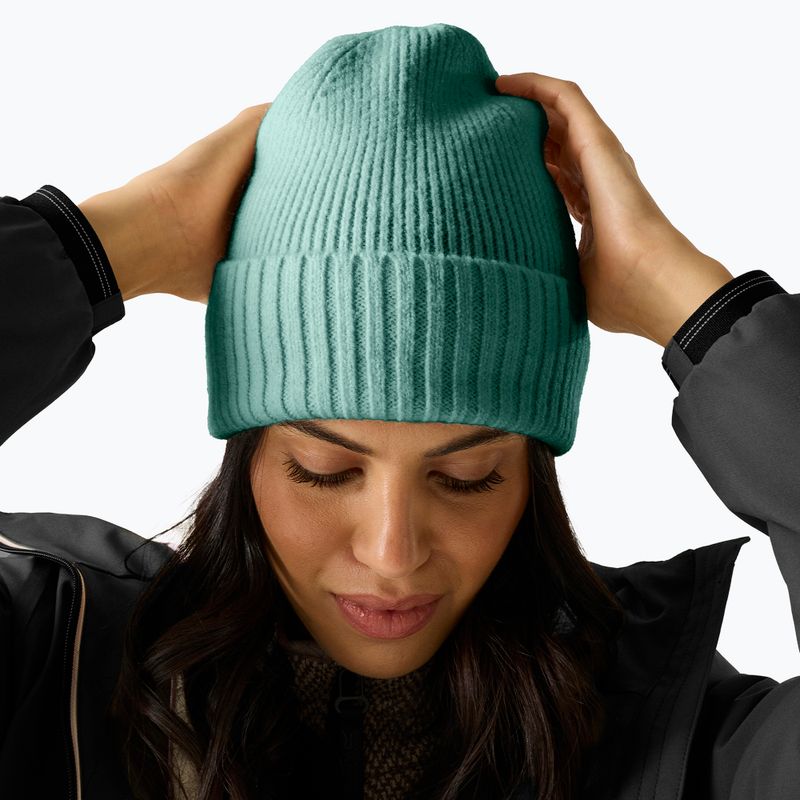 Women's winter hat REGATTA Ribbed Basic dark forest green 6