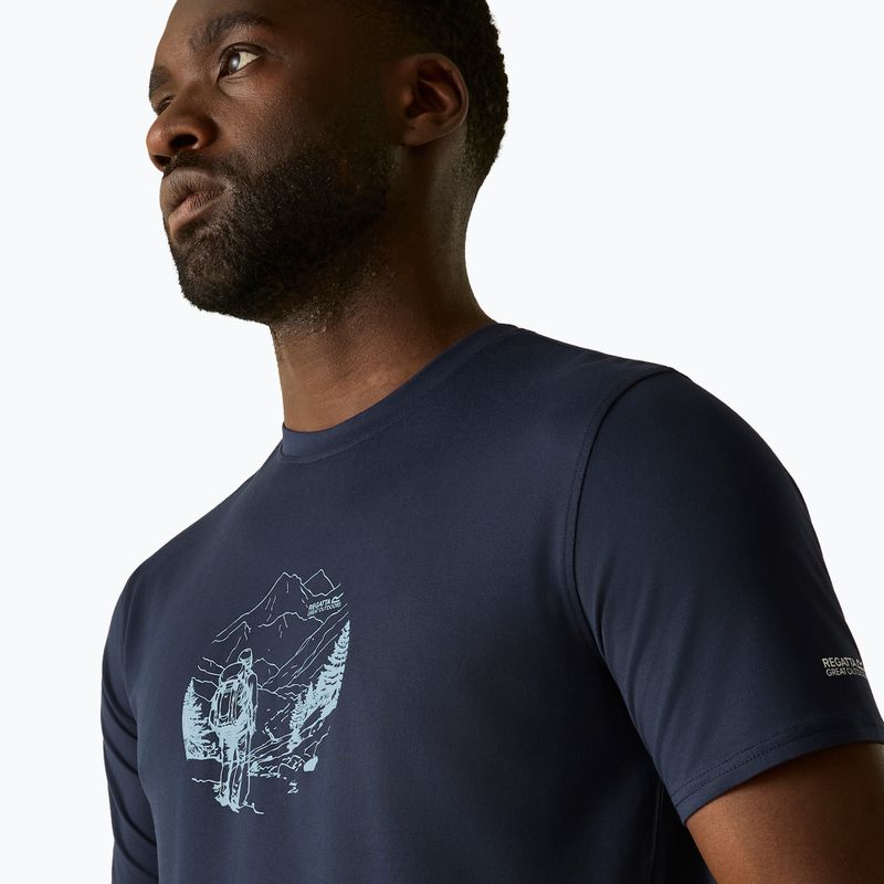 Men's trekking shirt REGATTA Fingal Stretch navy 4