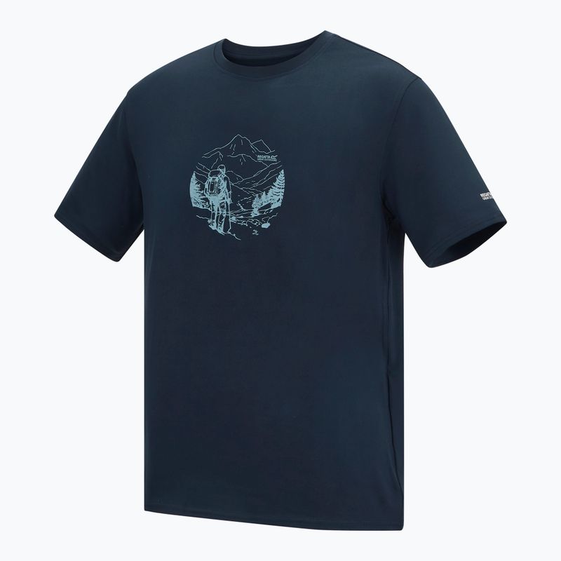 Men's trekking shirt REGATTA Fingal Stretch navy 7