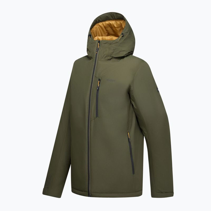Men's rain jacket REGATTA Allston dark khaki/wood brown 12