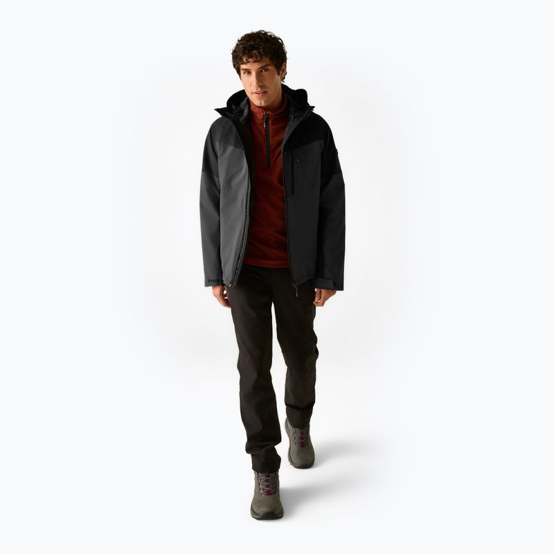 Men's 3-in-1 jacket Regatta Wentwood 3in1 ash/black 2