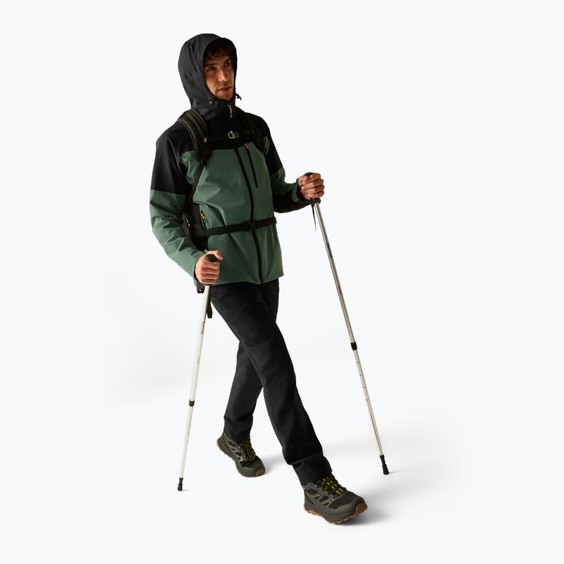 Men's 3-in-1 jacket REGATTA Wentwood 3in1 dark forest green/black 2
