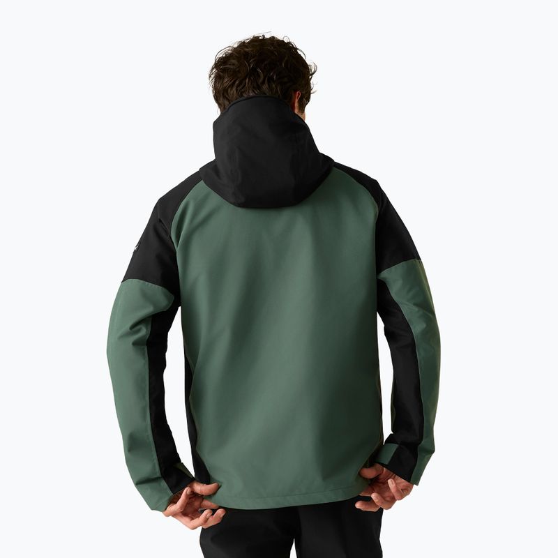 Men's 3-in-1 jacket REGATTA Wentwood 3in1 dark forest green/black 3