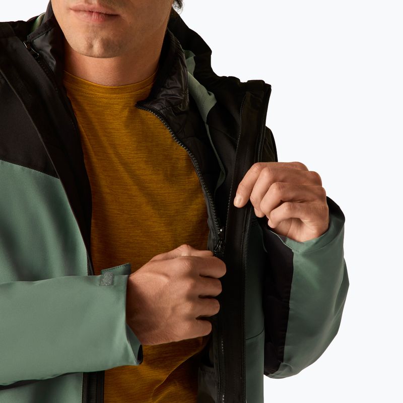 Men's 3-in-1 jacket REGATTA Wentwood 3in1 dark forest green/black 7