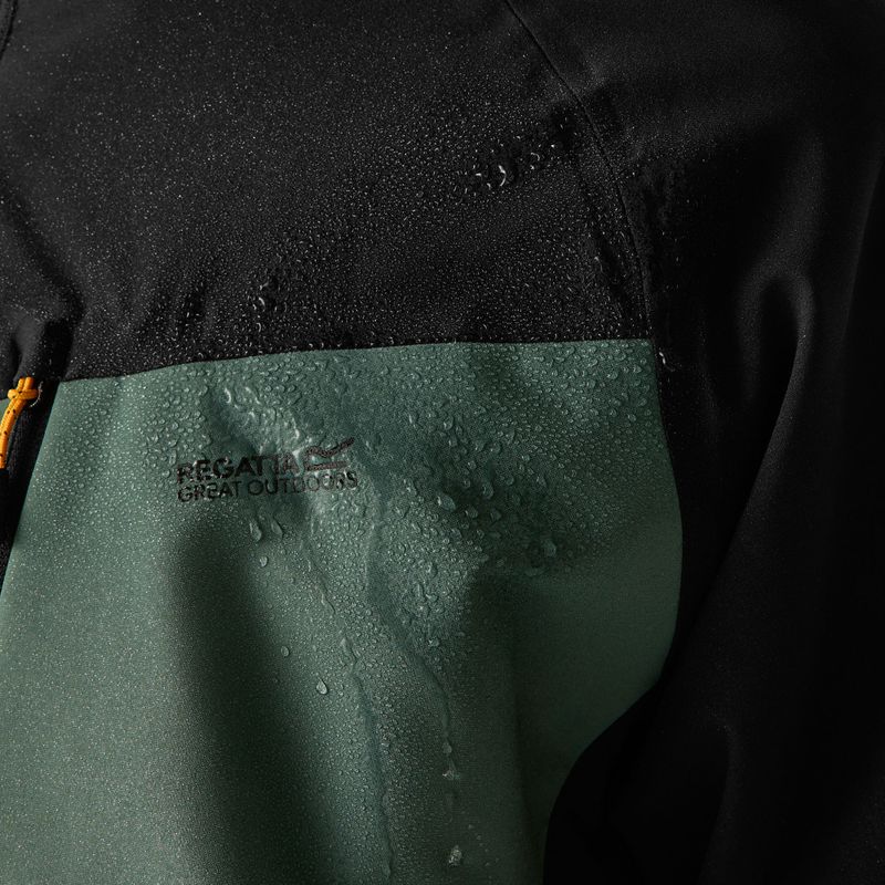 Men's 3-in-1 jacket REGATTA Wentwood 3in1 dark forest green/black 8